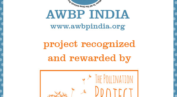 THE POLLINATION PROJECT recognized AWBP INDIA